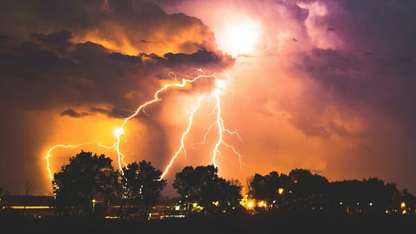 The storm cleared the static for me.